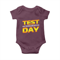 Funny Test Day Baby Onesie May The Skills Be With You Motivational Teacher