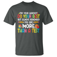 Testing Day T Shirt Try Your Hardest Teachers
