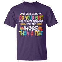 Testing Day T Shirt Try Your Hardest Teachers