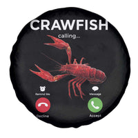Crawfish Calling Spare Tire Cover Funny Fishing Cajun Boil Lobster Meme