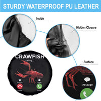Crawfish Calling Spare Tire Cover Funny Fishing Cajun Boil Lobster Meme