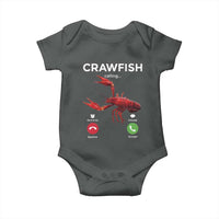 Crawfish Calling Baby Onesie Funny Fishing Cajun Boil Lobster Meme