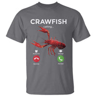 Crawfish Calling T Shirt Funny Fishing Cajun Boil Lobster Meme