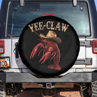 Funny Cowboy Crawfish Spare Tire Cover Yee Claw Funny Crawfish Cajun Seafood Festival