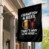 Crawfish Beer Lovers Garden Flag Funny Crawfish Cajun Seafood Festival Daddy Crawfish