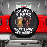 Crawfish Beer Lovers Spare Tire Cover Funny Crawfish Cajun Seafood Festival Daddy Crawfish