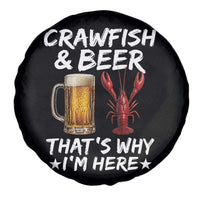Crawfish Beer Lovers Spare Tire Cover Funny Crawfish Cajun Seafood Festival Daddy Crawfish