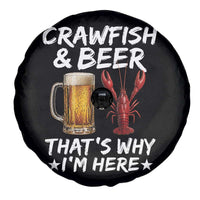 Crawfish Beer Lovers Spare Tire Cover Funny Crawfish Cajun Seafood Festival Daddy Crawfish