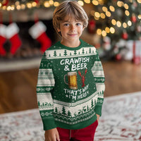 Crawfish Beer Lovers Ugly Christmas Sweater Funny Crawfish Cajun Seafood Festival Daddy Crawfish