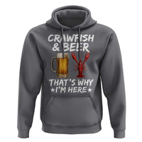 Crawfish Beer Lovers Hoodie Funny Crawfish Cajun Seafood Festival Daddy Crawfish