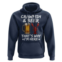 Crawfish Beer Lovers Hoodie Funny Crawfish Cajun Seafood Festival Daddy Crawfish