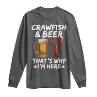 Crawfish Beer Lovers Long Sleeve Shirt Funny Crawfish Cajun Seafood Festival Daddy Crawfish