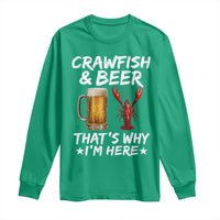 Crawfish Beer Lovers Long Sleeve Shirt Funny Crawfish Cajun Seafood Festival Daddy Crawfish