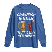 Crawfish Beer Lovers Long Sleeve Shirt Funny Crawfish Cajun Seafood Festival Daddy Crawfish