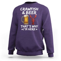 Crawfish Beer Lovers Sweatshirt Funny Crawfish Cajun Seafood Festival Daddy Crawfish