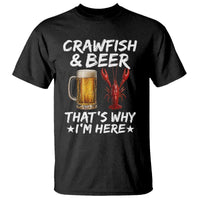 Crawfish Beer Lovers T Shirt Funny Crawfish Cajun Seafood Festival Daddy Crawfish
