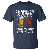 Crawfish Beer Lovers T Shirt Funny Crawfish Cajun Seafood Festival Daddy Crawfish