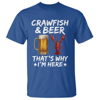 Crawfish Beer Lovers T Shirt Funny Crawfish Cajun Seafood Festival Daddy Crawfish