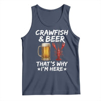 Crawfish Beer Lovers Tank Top Funny Crawfish Cajun Seafood Festival Daddy Crawfish