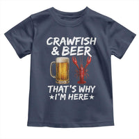 Crawfish Beer Lovers Toddler T Shirt Funny Crawfish Cajun Seafood Festival Daddy Crawfish