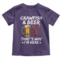 Crawfish Beer Lovers Toddler T Shirt Funny Crawfish Cajun Seafood Festival Daddy Crawfish