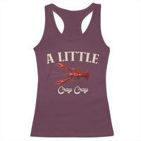 Crawfish Lovers Racerback Tank Top A Little Cray Crayfish Boils Cajun Seafood Festival