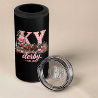 Horse Racing KY Derby Day Vibes 4 in 1 Can Cooler Tumbler This is My Derby Day Dress
