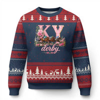 Horse Racing KY Derby Day Vibes Ugly Christmas Sweater This is My Derby Day Dress