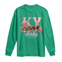Horse Racing KY Derby Day Vibes Long Sleeve Shirt This is My Derby Day Dress