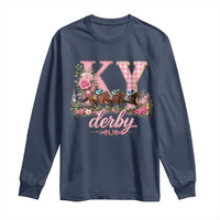 Horse Racing KY Derby Day Vibes Long Sleeve Shirt This is My Derby Day Dress