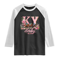 Horse Racing KY Derby Day Vibes Raglan Shirt This is My Derby Day Dress