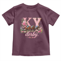 Horse Racing KY Derby Day Vibes Toddler T Shirt This is My Derby Day Dress