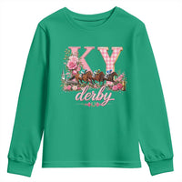 Horse Racing KY Derby Day Vibes Youth Sweatshirt This is My Derby Day Dress