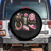 Horse Racing Derby Day Spare Tire Cover Doodles Funny Silks Jockey
