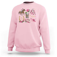 Horse Racing Derby Day Sweatshirt Doodles Funny Silks Jockey