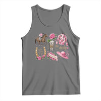 Horse Racing Derby Day Tank Top Doodles Funny Silks Jockey