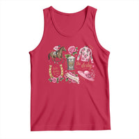 Horse Racing Derby Day Tank Top Doodles Funny Silks Jockey