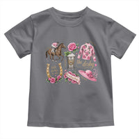 Horse Racing Derby Day Toddler T Shirt Doodles Funny Silks Jockey