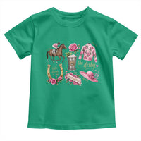 Horse Racing Derby Day Toddler T Shirt Doodles Funny Silks Jockey