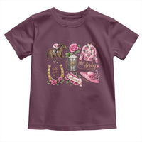 Horse Racing Derby Day Toddler T Shirt Doodles Funny Silks Jockey