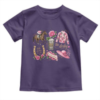 Horse Racing Derby Day Toddler T Shirt Doodles Funny Silks Jockey