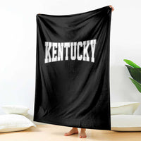 Kentucky Throw Blanket Retro Varsity Kentucky Lover KY State