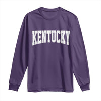 Kentucky Long Sleeve Shirt Retro Varsity Kentucky Lover KY State