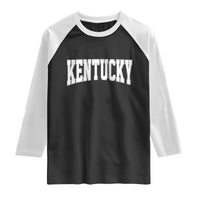 Kentucky Raglan Shirt Retro Varsity Kentucky Lover KY State