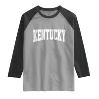 Kentucky Raglan Shirt Retro Varsity Kentucky Lover KY State