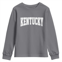Kentucky Youth Sweatshirt Retro Varsity Kentucky Lover KY State