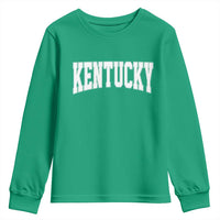 Kentucky Youth Sweatshirt Retro Varsity Kentucky Lover KY State