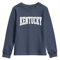 Kentucky Youth Sweatshirt Retro Varsity Kentucky Lover KY State