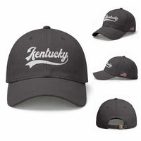 Vintage Kentucky Baseball Cap Varsity Script Retro Sports Jersey Style