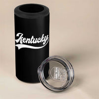 Vintage Kentucky 4 in 1 Can Cooler Tumbler Varsity Script Retro Sports Jersey Style